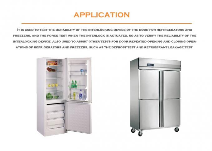 IEC60335-2-24 สถานีเดียวตู้เย็นตู้แช่แข็งเปิดประตูความอดทนและดึงเครื่องทดสอบ 0