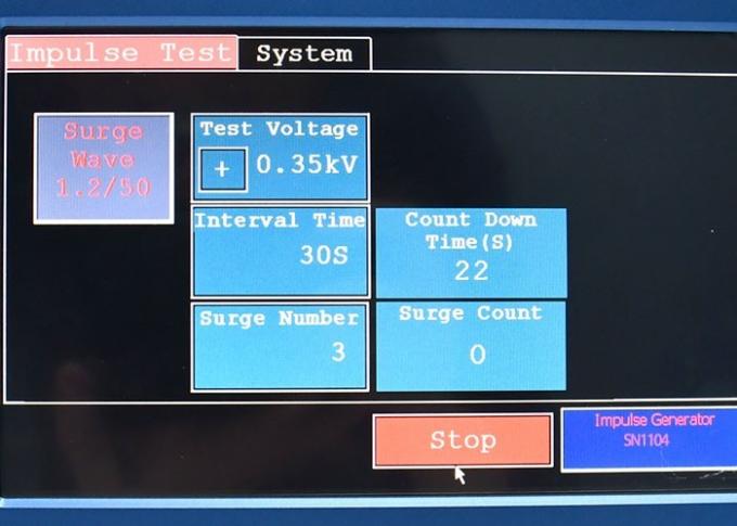 IEC 62368-1 ข้อ 5.4.2 เครื่องทดสอบแรงดันอิมพัลส์ในตัว 1.2 /50 µs 10/700 µs 1