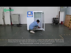 IEC 60598-1 อุปกรณ์ตั้งโต๊ะทดสอบอายุการใช้งานเทอร์โมสแตทสำหรับการควบคุม PLC วัดอุณหภูมิ