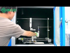 IEC 60335-1 อุปกรณ์ทดสอบไฟเข็มสําหรับการทดสอบความเผาไหม้และความทนทานต่อไฟของวัสดุ