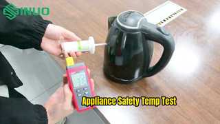 ดูว่าหัววัดอุณหภูมิพื้นผิว IEC 60335 ทำการทดสอบความปลอดภัยของอุปกรณ์จริงอย่างไร