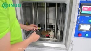 การทดสอบความเสี่ยงจากการระเบิดของแบตเตอรี่! IEC 62133 การจำลองการลัดวงจรภายใน